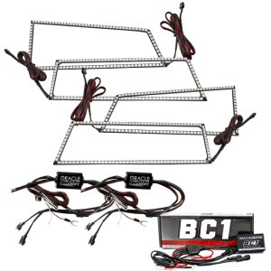 Chevrolet Silverado Headlight Halo Kit - ORACLE Lighting - ColorSHIFT w/ BC1 Controller - `03-`06